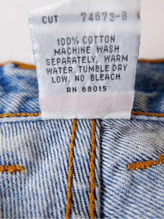 Vintage 90's Bongo by Gene Montesano Light Wash Button Fly Shorts | 5 - Picture 5 of 6